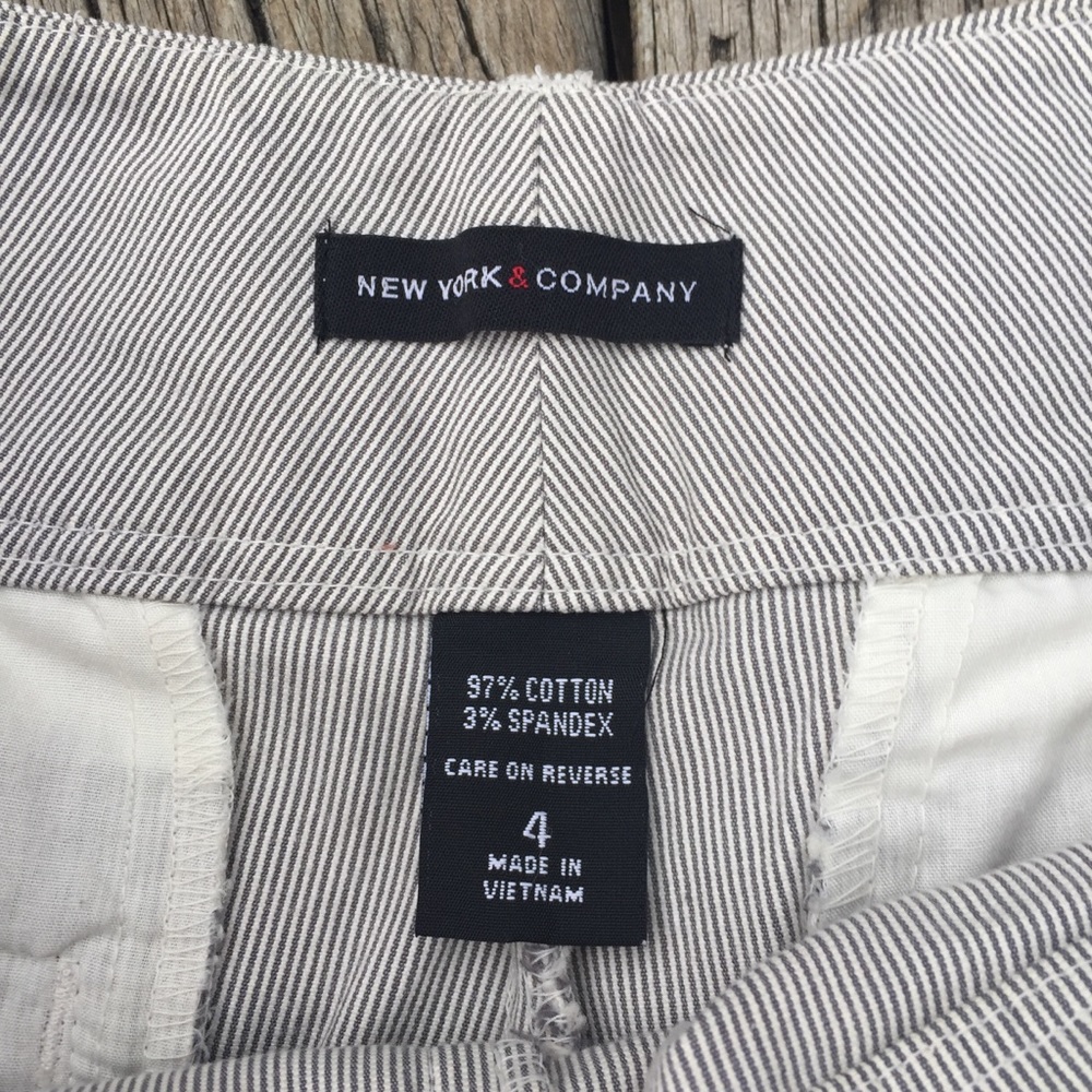 New York & Company Pinstripe-type shorts - Picture 2 of 7